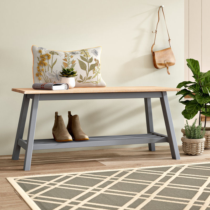 Brambly Cottage Mac Wood Shoe Storage Bench & Reviews